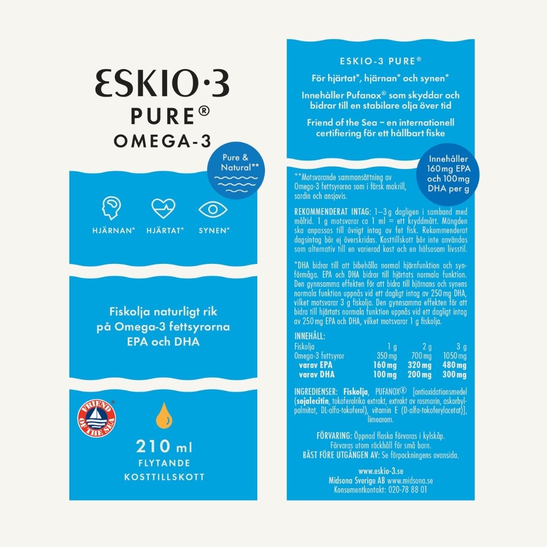 Eskio-3 Pure Omega-3 210 ml