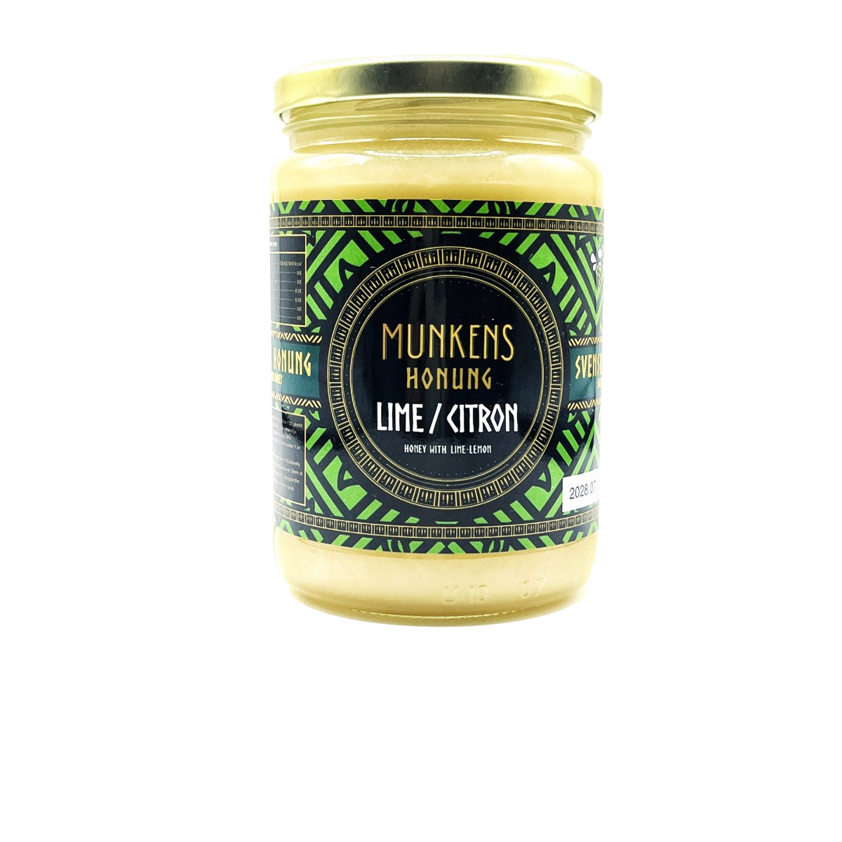 Munkens Hälsa Honung Raw Lime & Citron 500 g