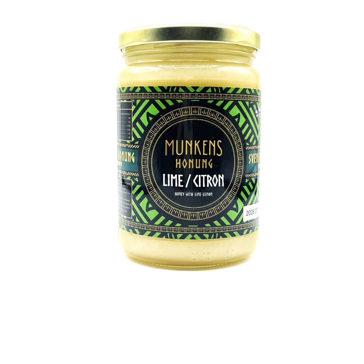 Munkens Hälsa Honung Raw Lime & Citron 500 g