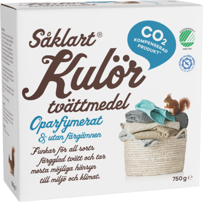 Såklart Tvättmedel Kulör 750g