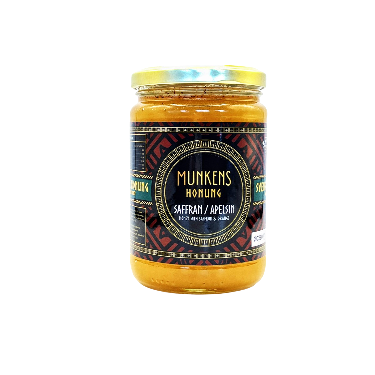 Munkens Hälsa Honung Raw Saffran & Apelsin 500 g