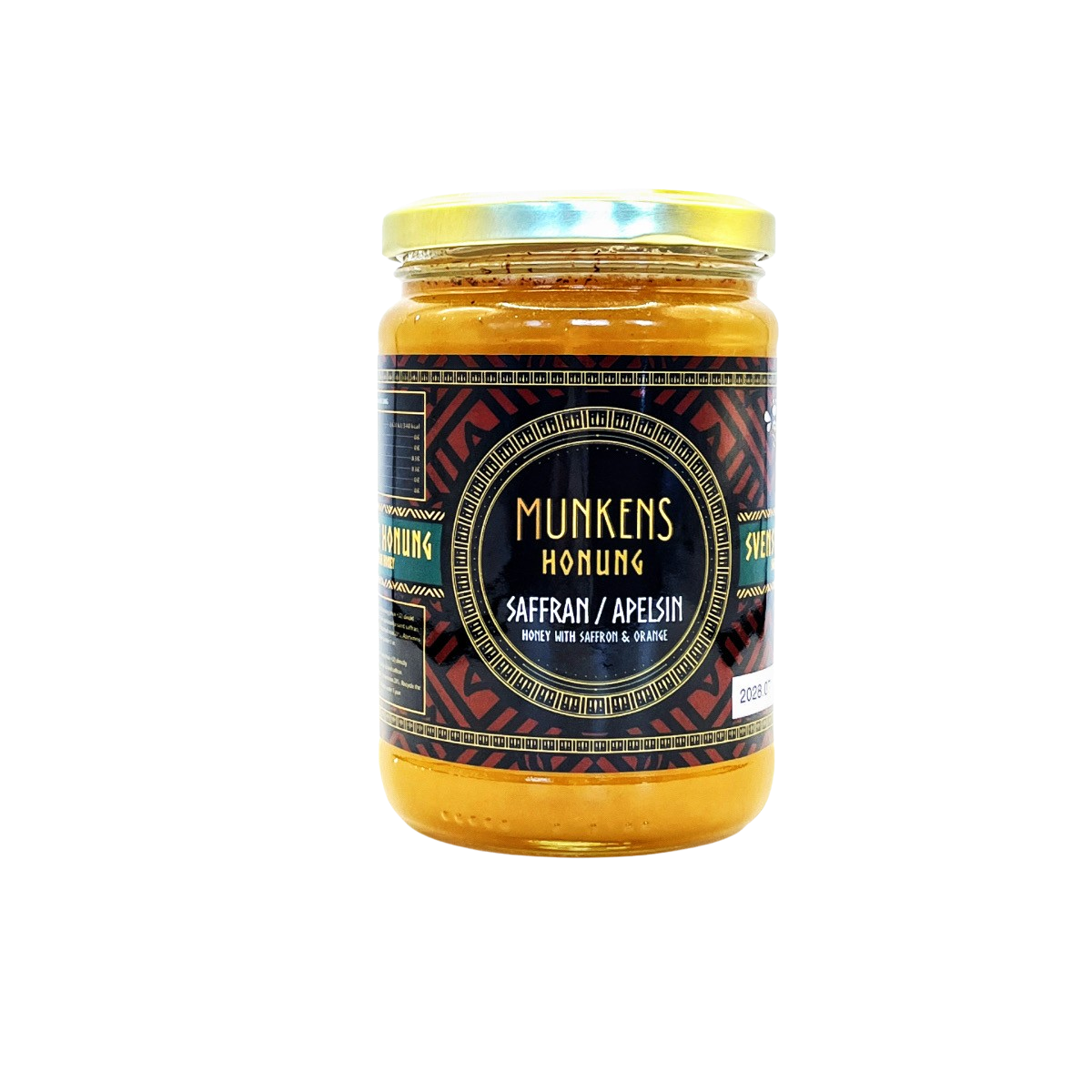 Munkens Hälsa Honung Raw Saffran & Apelsin 500 g