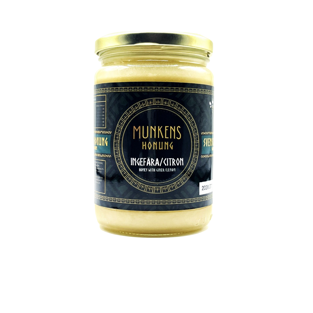 Munkens Hälsa Honung Raw Ingefära & Citron 500 g