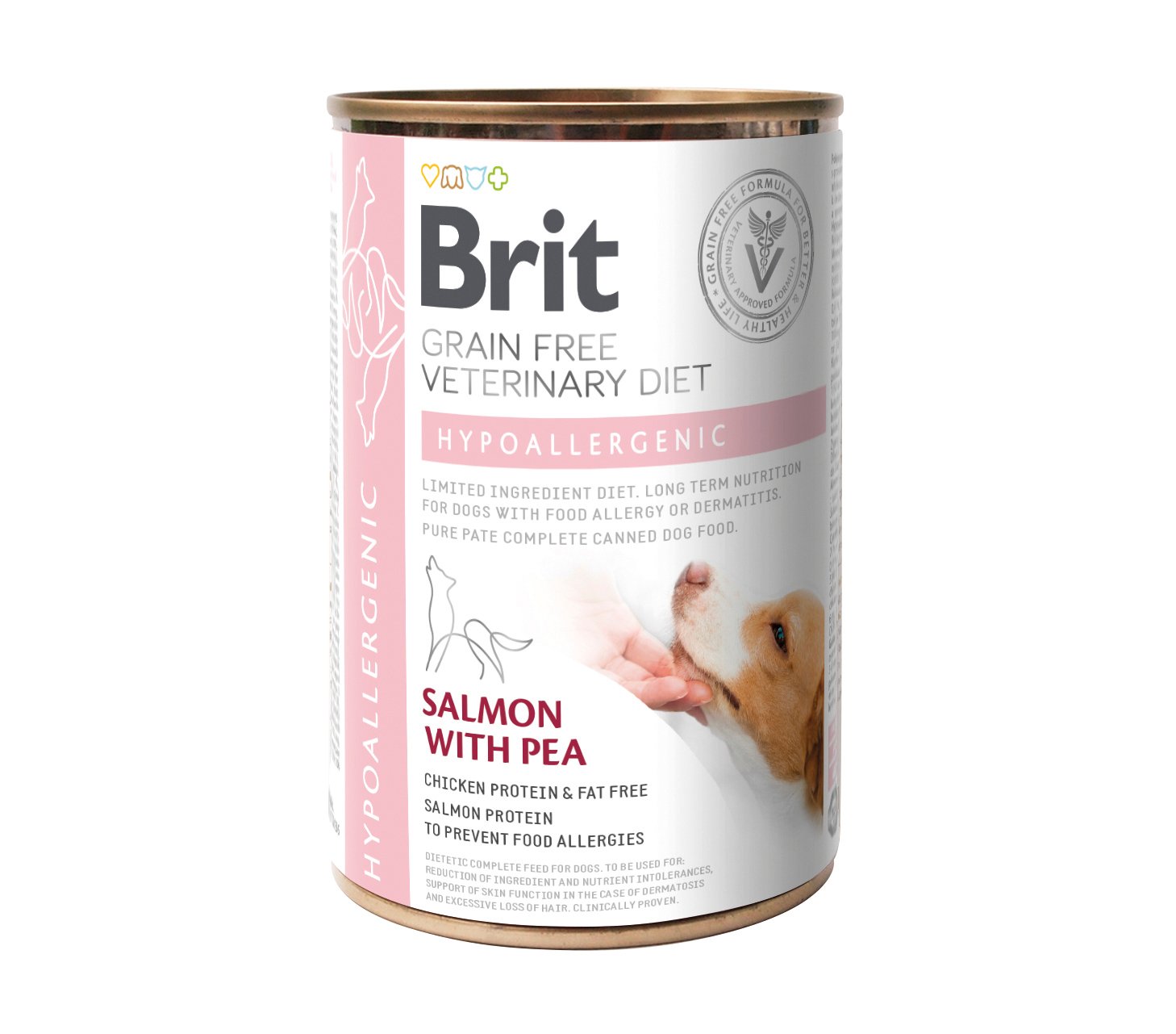 Brit Veterinary Diet Brit Grain-Free Vet Diets Dog Can Hypoallergenic 400 g