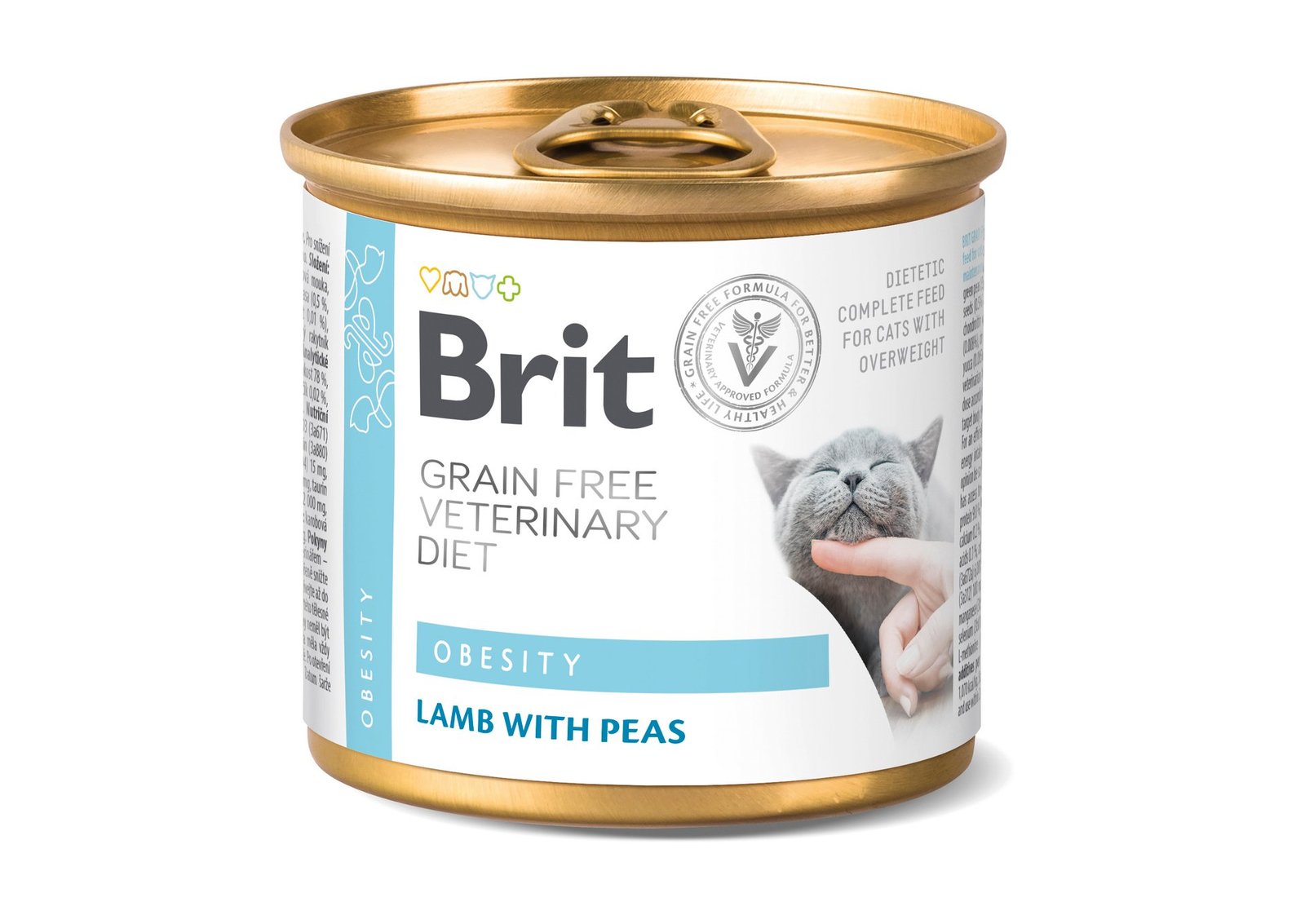 Brit Veterinary Diet Brit Grain-Free Vet Diet Cat Cans Obesity 200 g