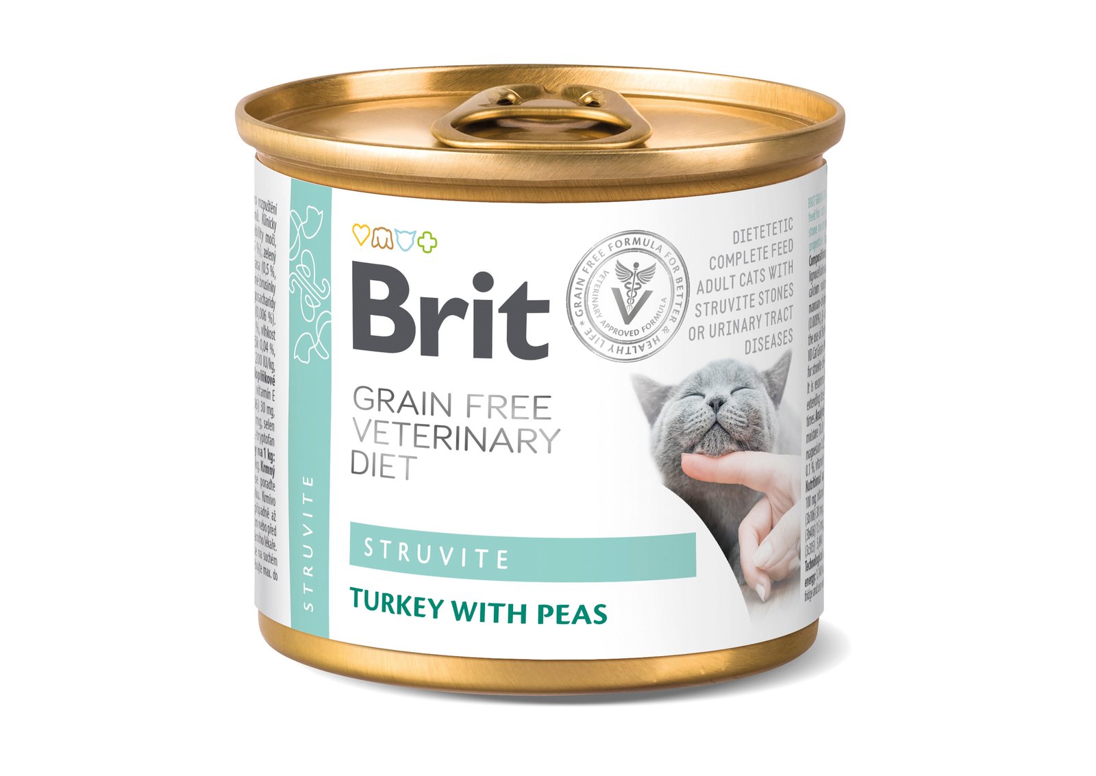 Brit Veterinary Diet Brit Grain-Free Vet Diets Cat Cans Struvite 200 g