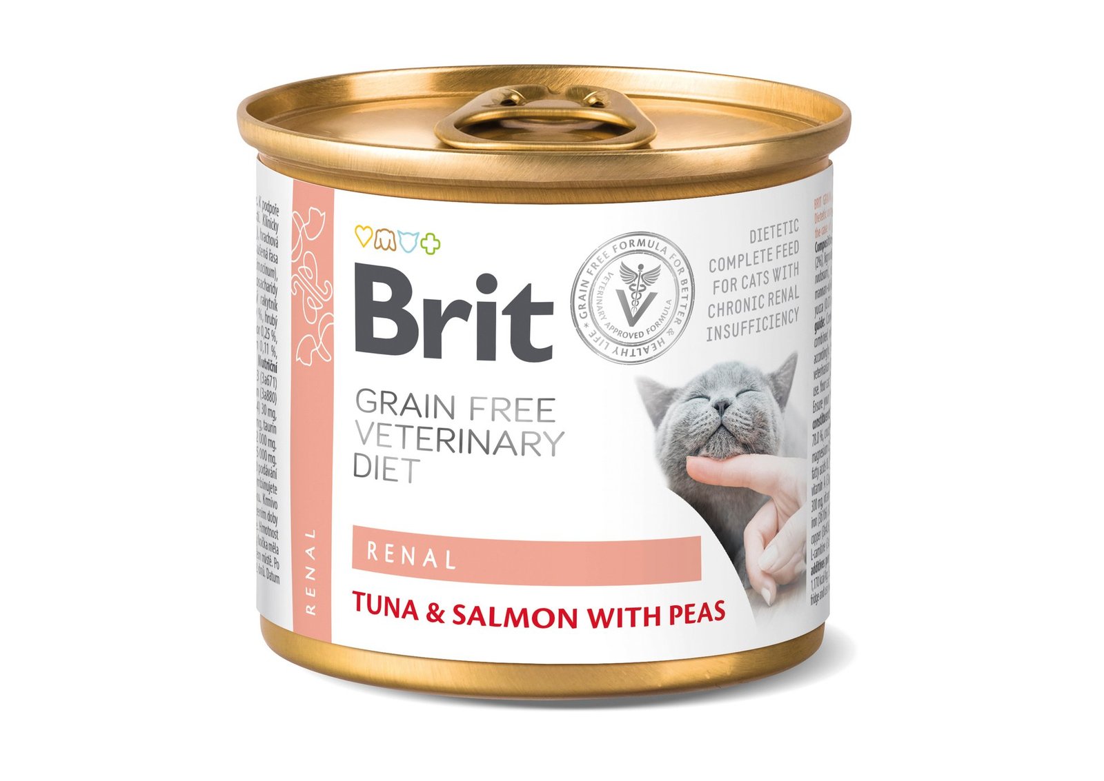 Brit Veterinary Diet Brit Grain-Free Vet Diets Cat Cans Renal 200 g