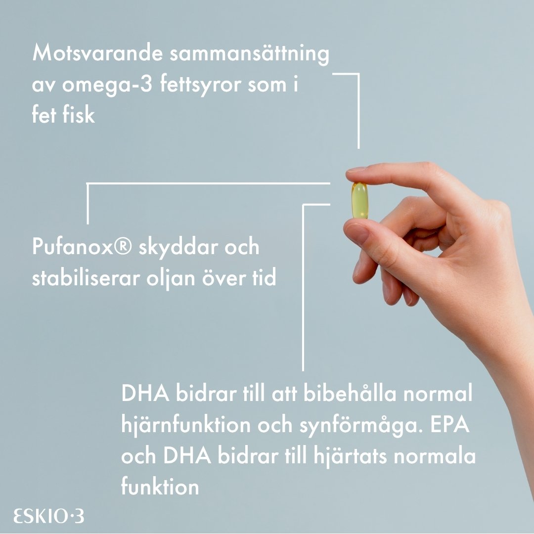 Eskio-3 Pure Omega-3 120 kapslar