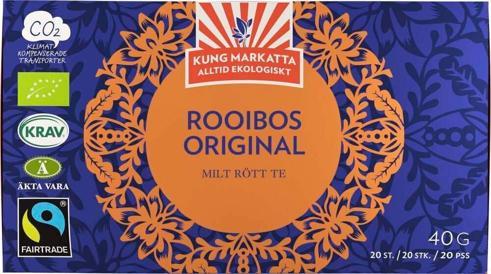 Kung Markatta Te Rooibos Orginal 20 st