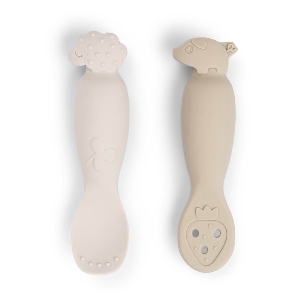 Done by Deer Learning spoon set Tiny Farm Sand