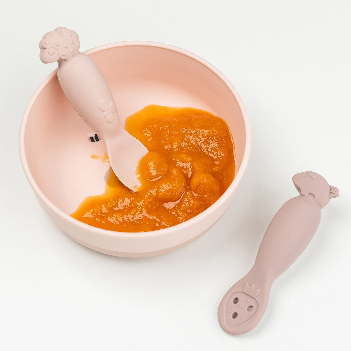 Done by Deer Learning spoon set Tiny Farm Sand