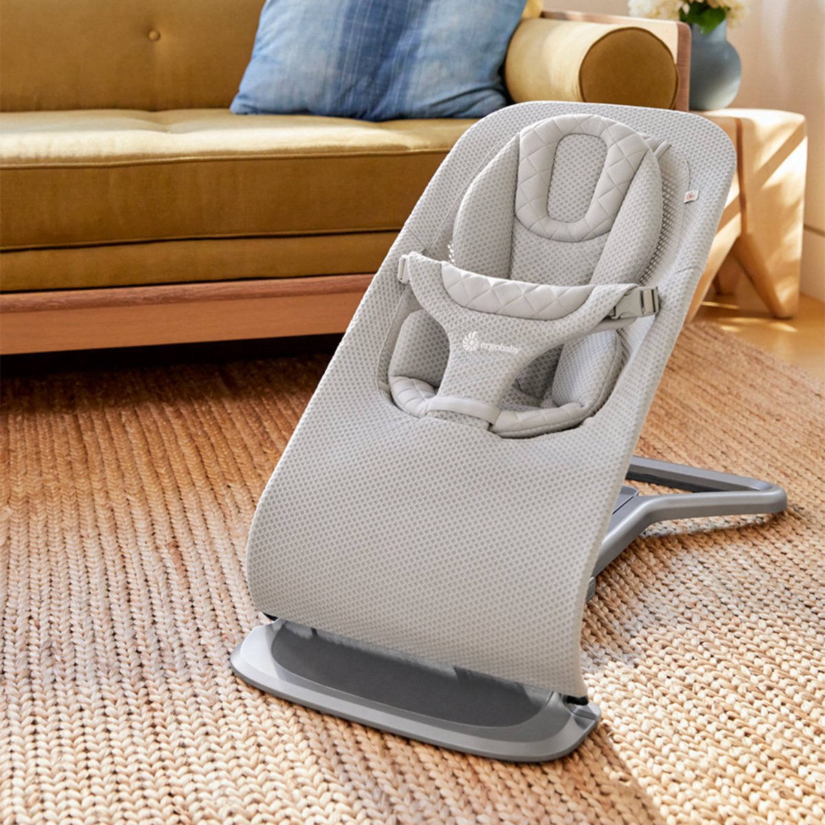 Ergobaby Evolve 3-i-1 Babysitter Mesh Ljusgrå