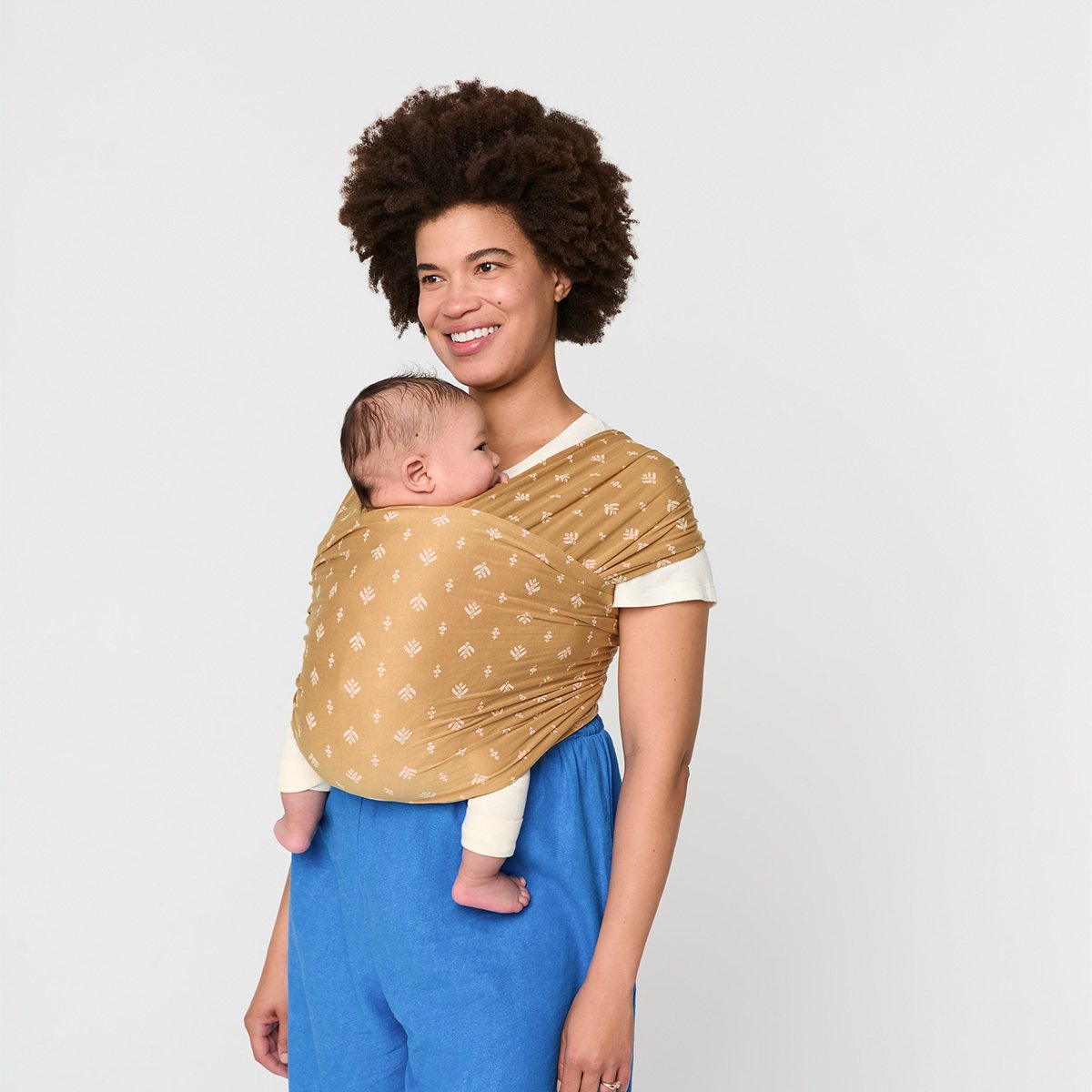 Ergobaby Aura Wrap Knit Soft Camel Harvest Bärsjal