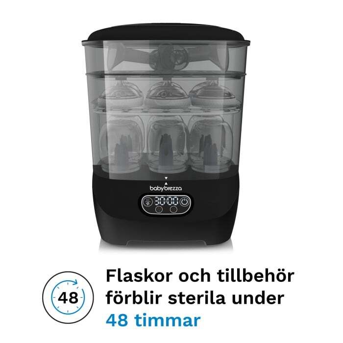 Baby Brezza Sterilizer Dryer Advanced BLACK