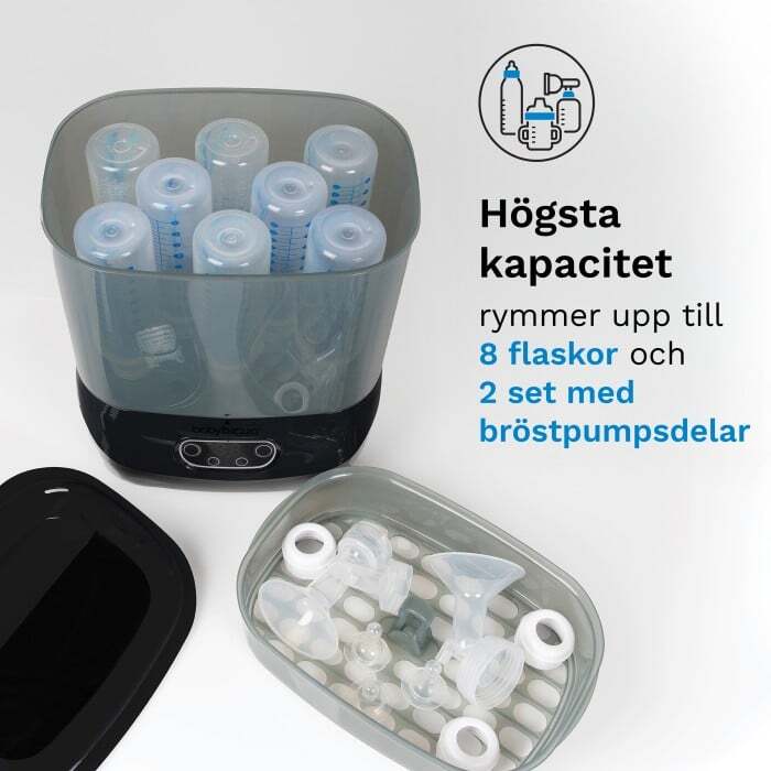 Baby Brezza Sterilizer Dryer Advanced BLACK