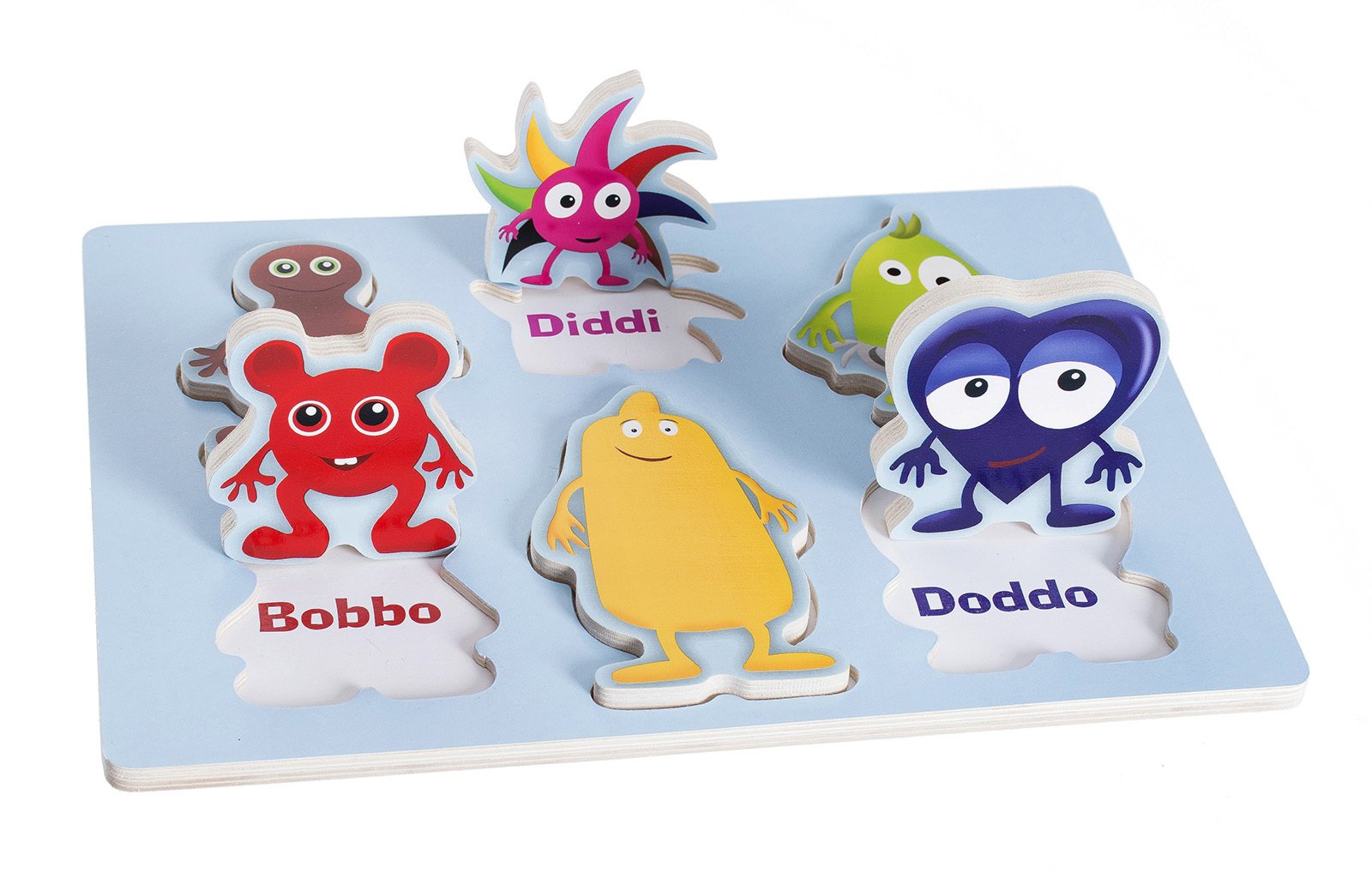 Babblarna Formpussel 6 Figurer 1-3 år