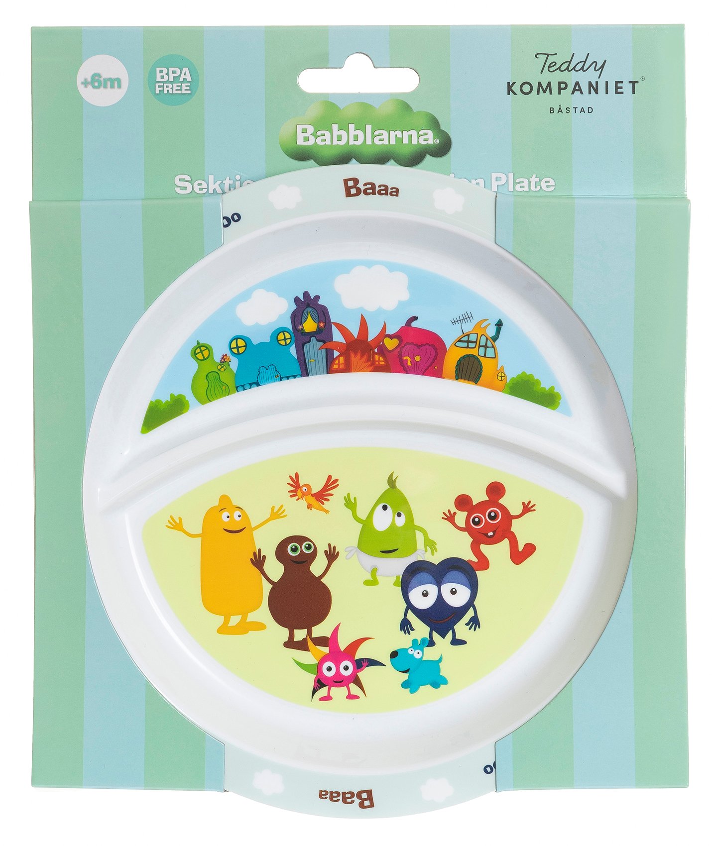 Babblarna Sektionstallrik