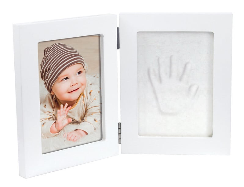 Dooky Happy Hands Double Frame White Small 1 st