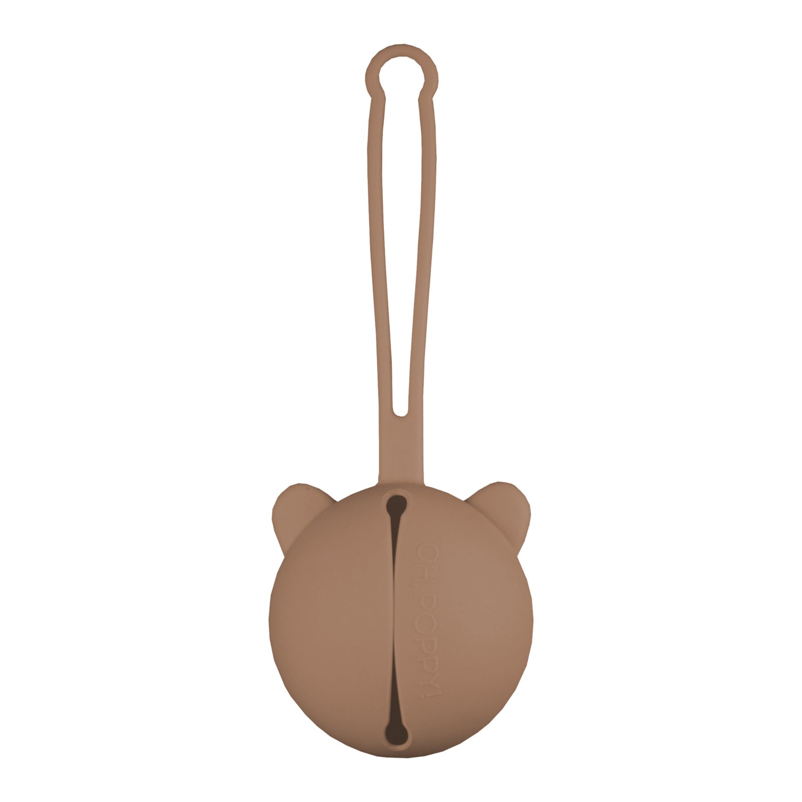 Oh, Poppy! Nola Silicone Pacifier Case Biscuit Brown 1 st