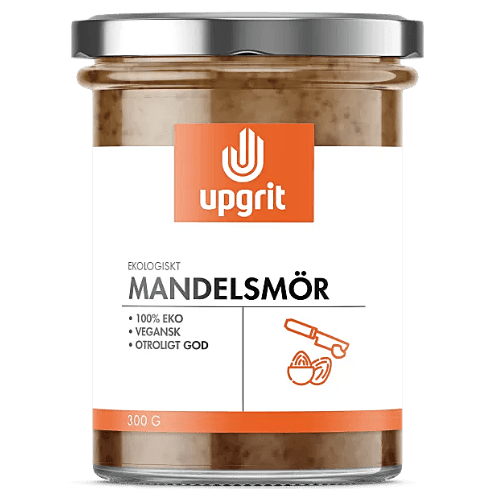 upgrit Ekologiskt Mandelsmör 300 g