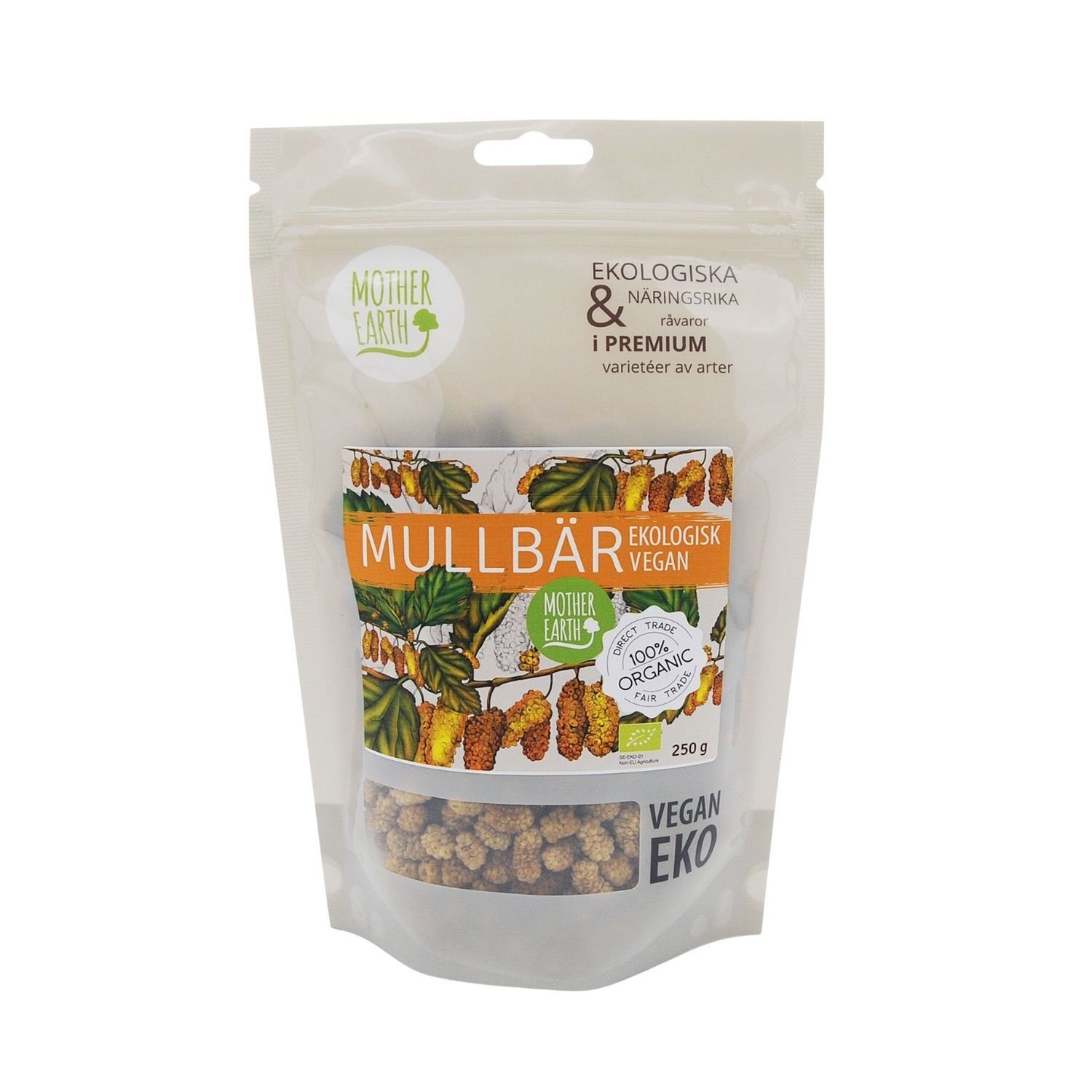 Mother Earth Mullbär Vita Eko 250 g
