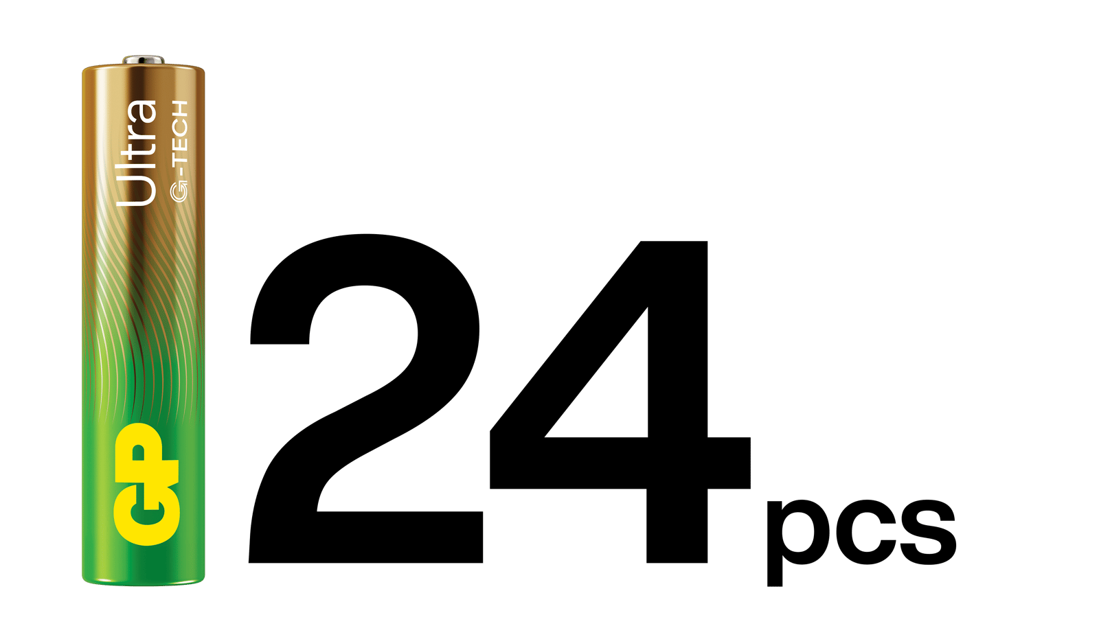 GP Batteries Ultra Alkaline AAA LR03 Svanenmärkt 24 st
