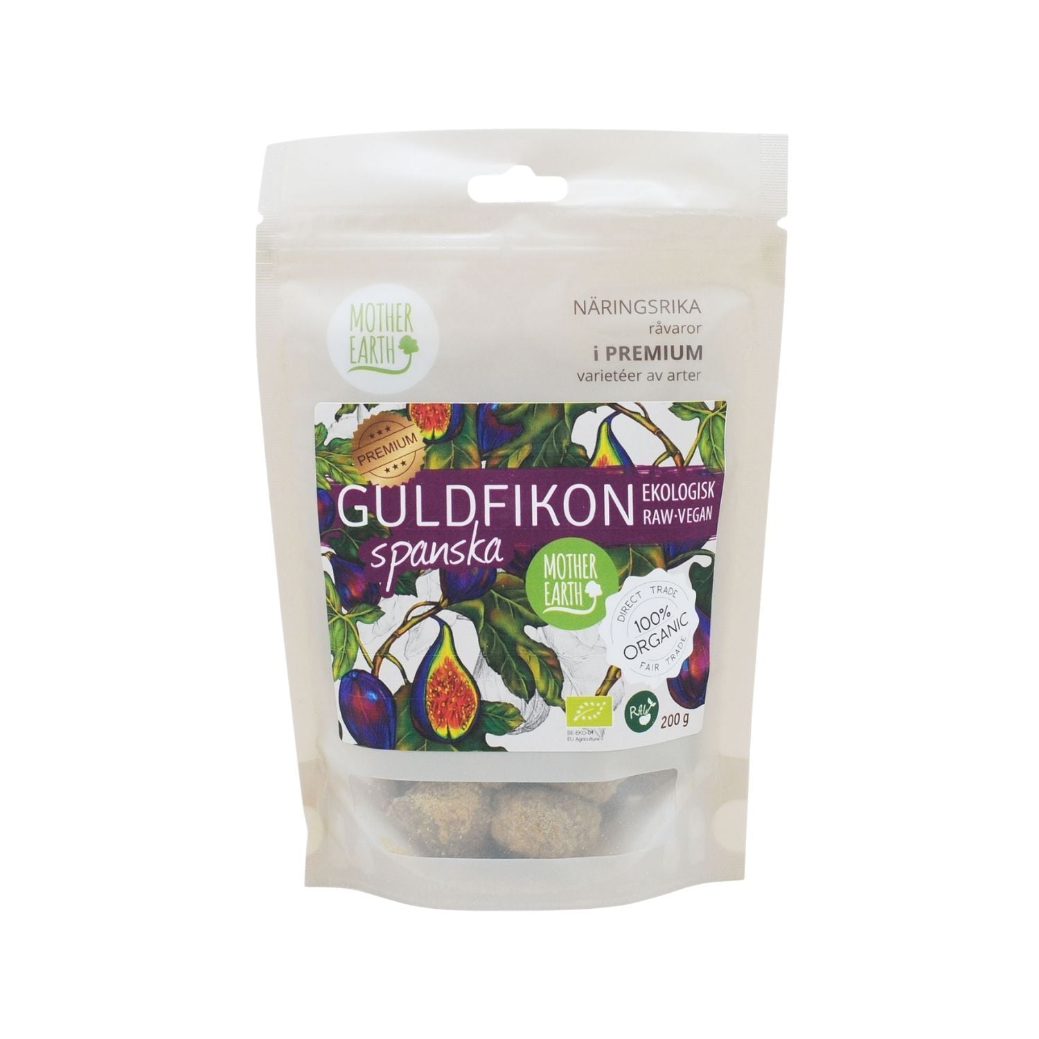 Mother Earth Fikon Guld Eko 200 g