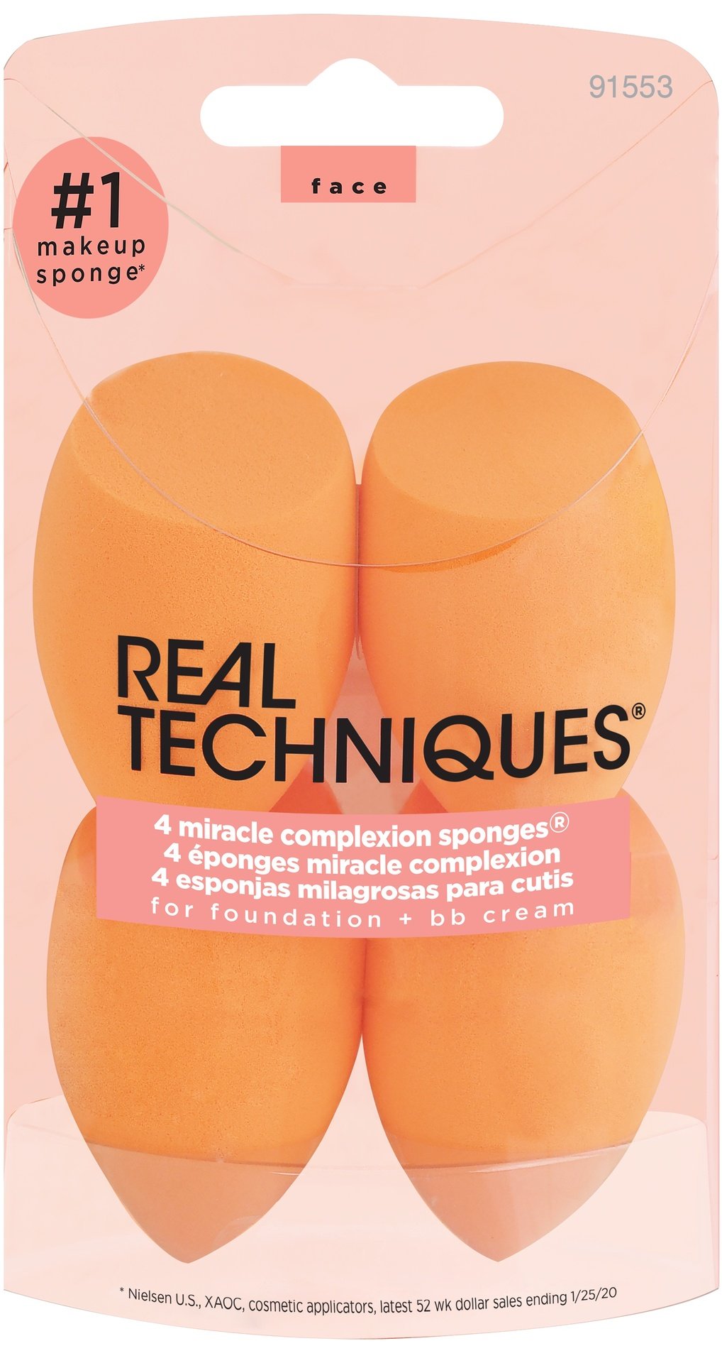 REAL TECHNIQUES 4 Miracle Complexion Sponges 4 st
