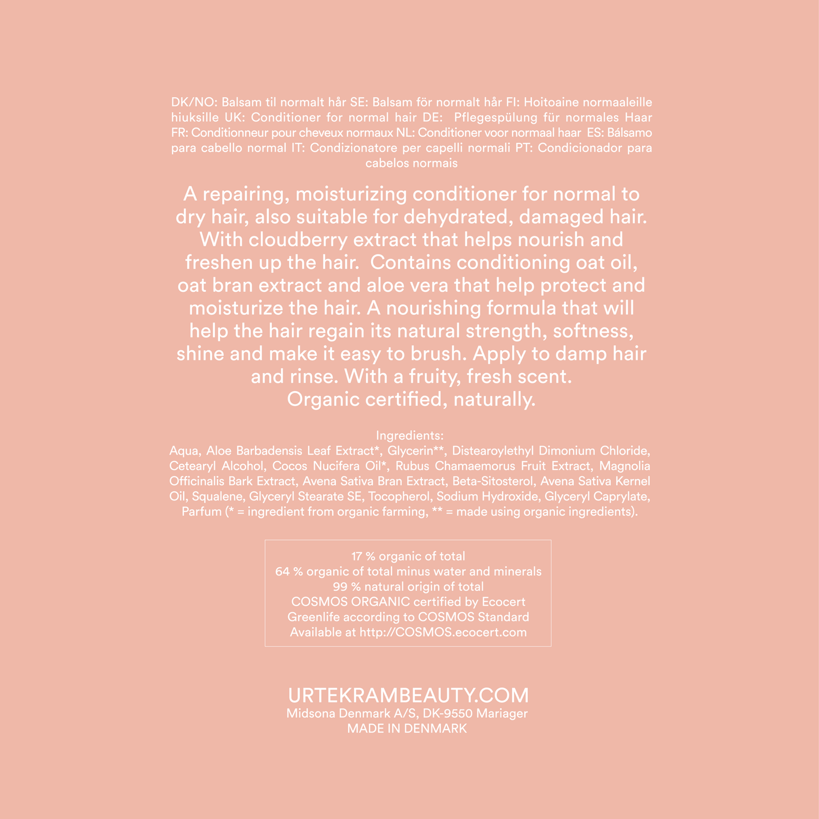 Urtekram Beauty Nordic Berry Conditioner 180 ml