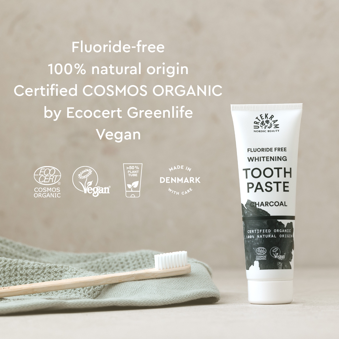 Urtekram Beauty Toothpaste Charcoal 75 ml