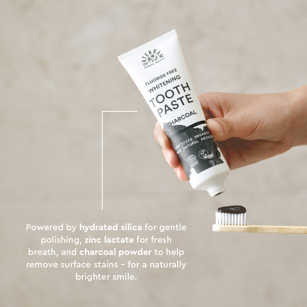 Urtekram Beauty Toothpaste Charcoal 75 ml