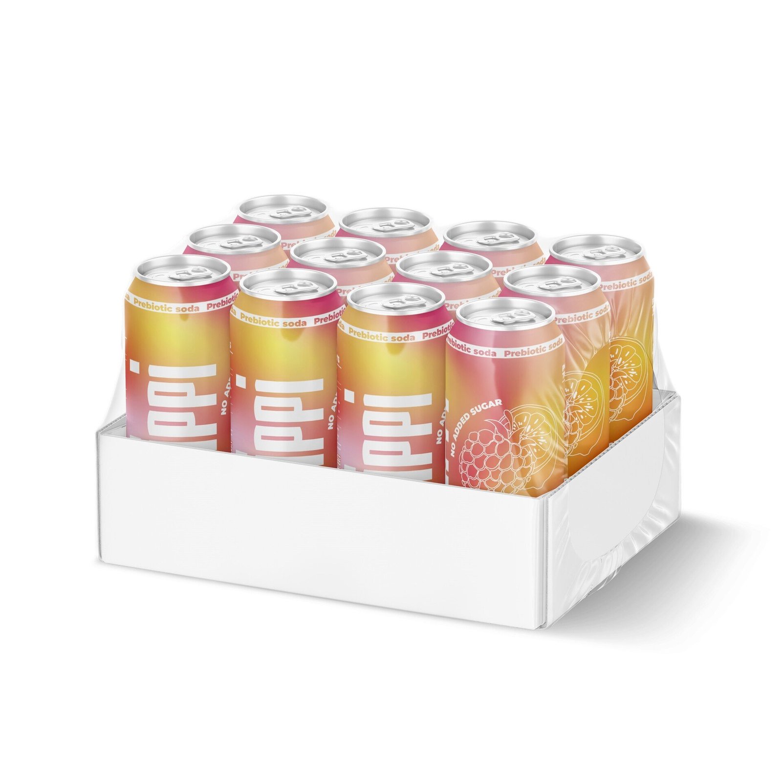hÄppi Prebiotisk läsk Hallon 12-pack