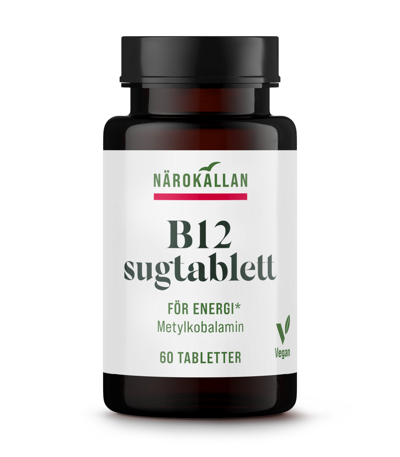 Närokällan B12 Sugtablett 60 tabletter