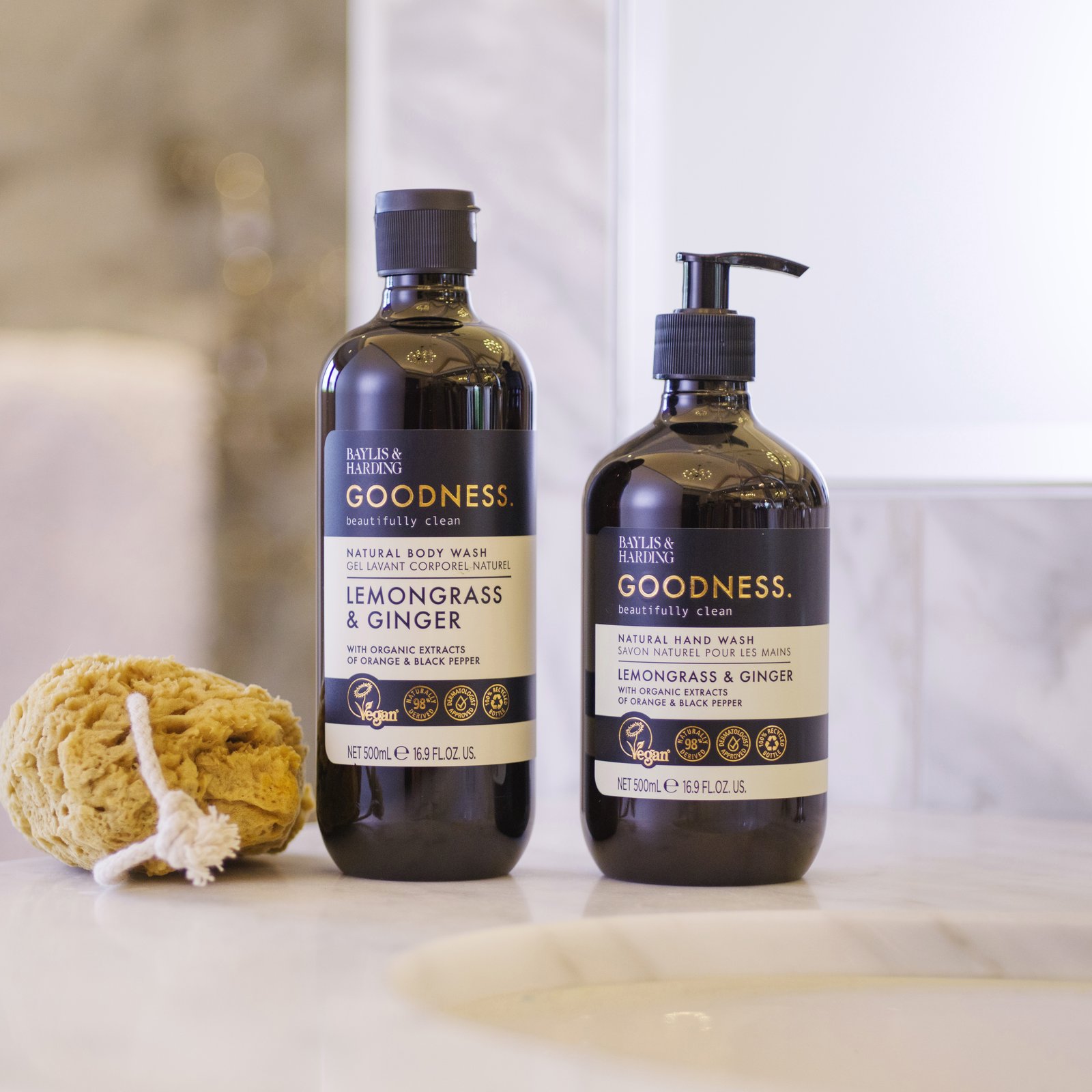 Baylis & Harding Goodness Lemongrass & Ginger Body Wash 500 ml