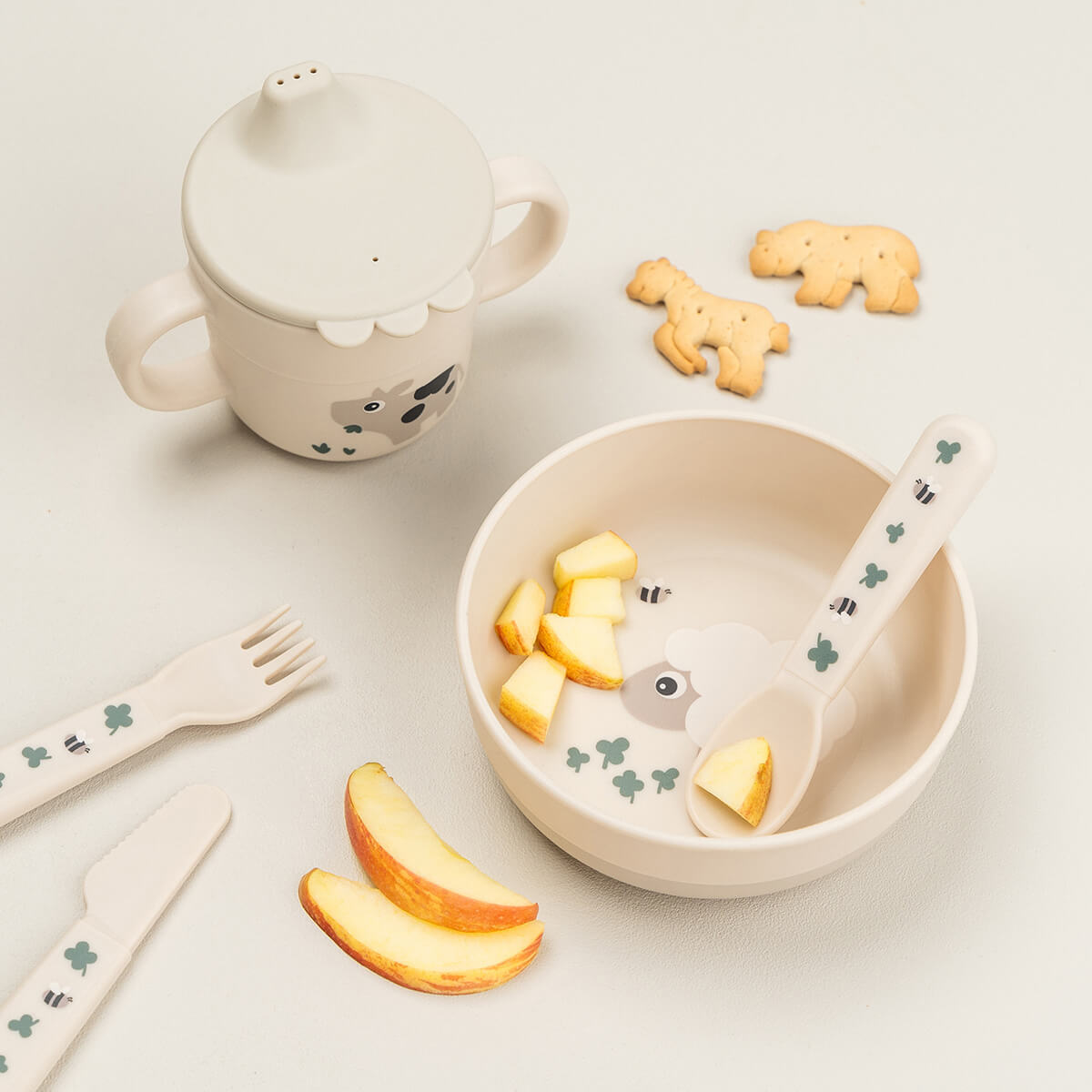 Done by Deer Foodie Bowl Tiny Farm Sand