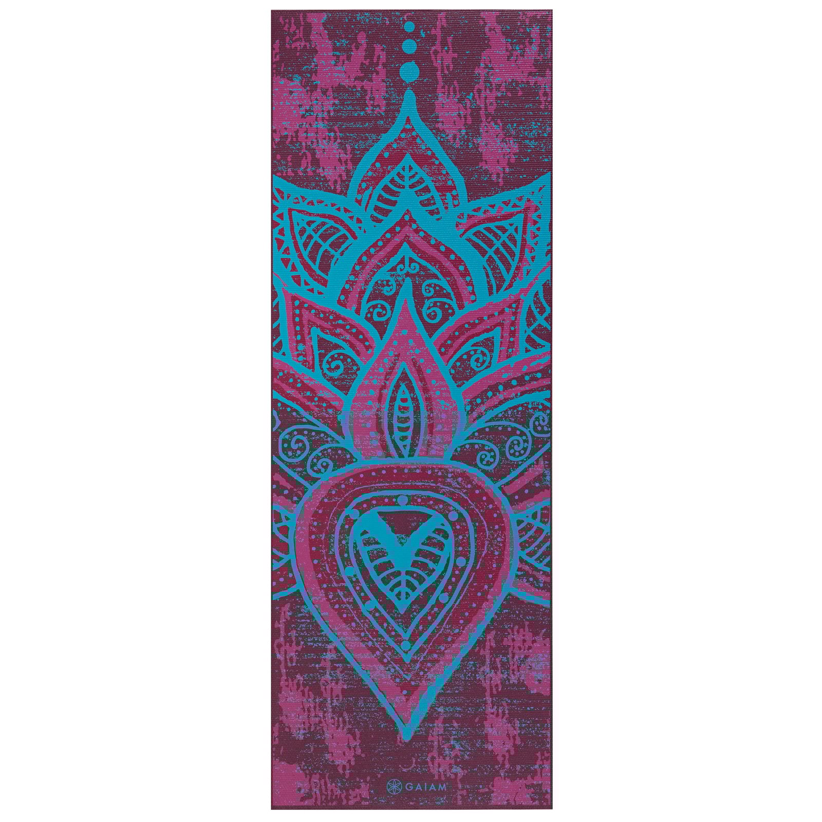 GAIAM 6mm Yoga Mat Reversible Be Free