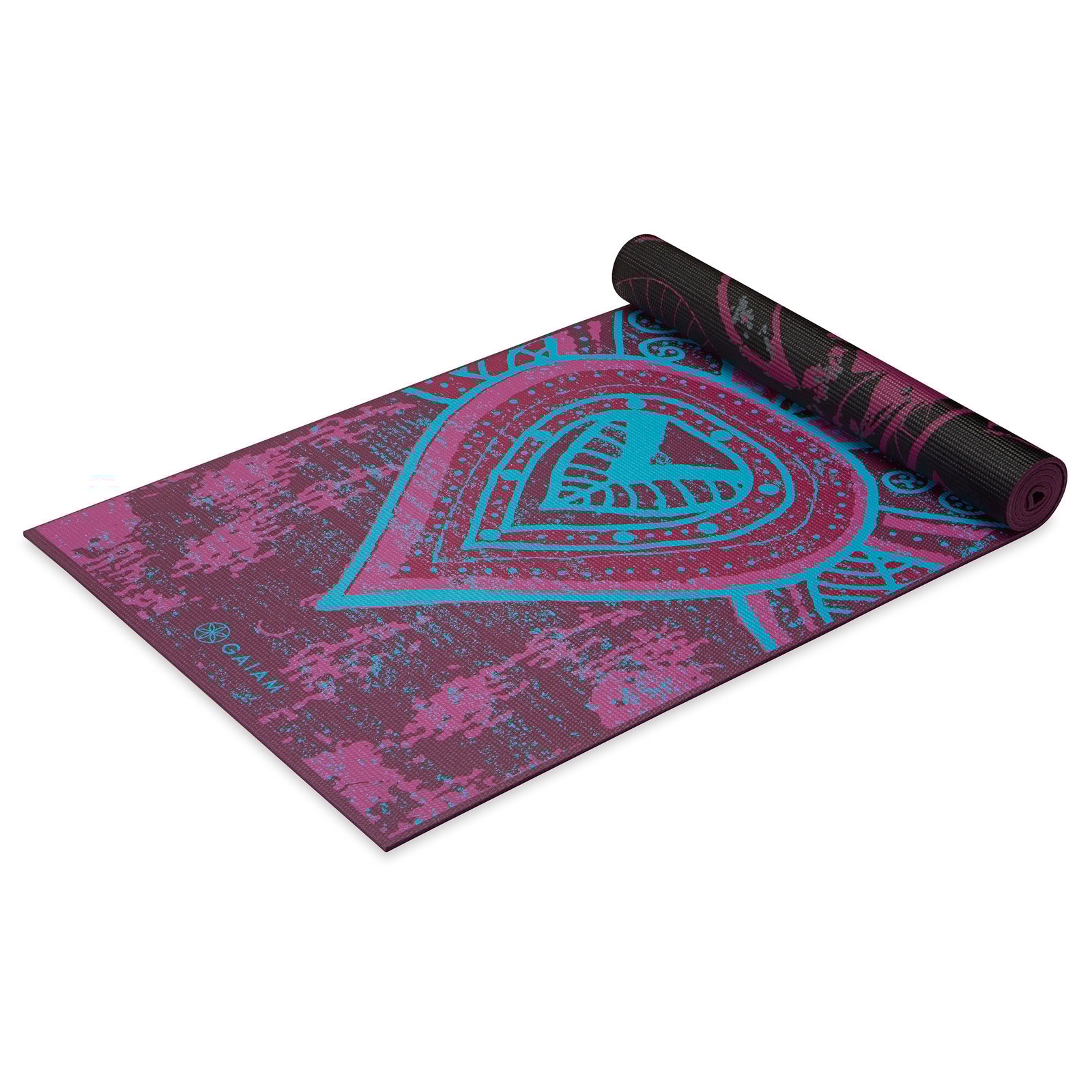 GAIAM 6mm Yoga Mat Reversible Be Free