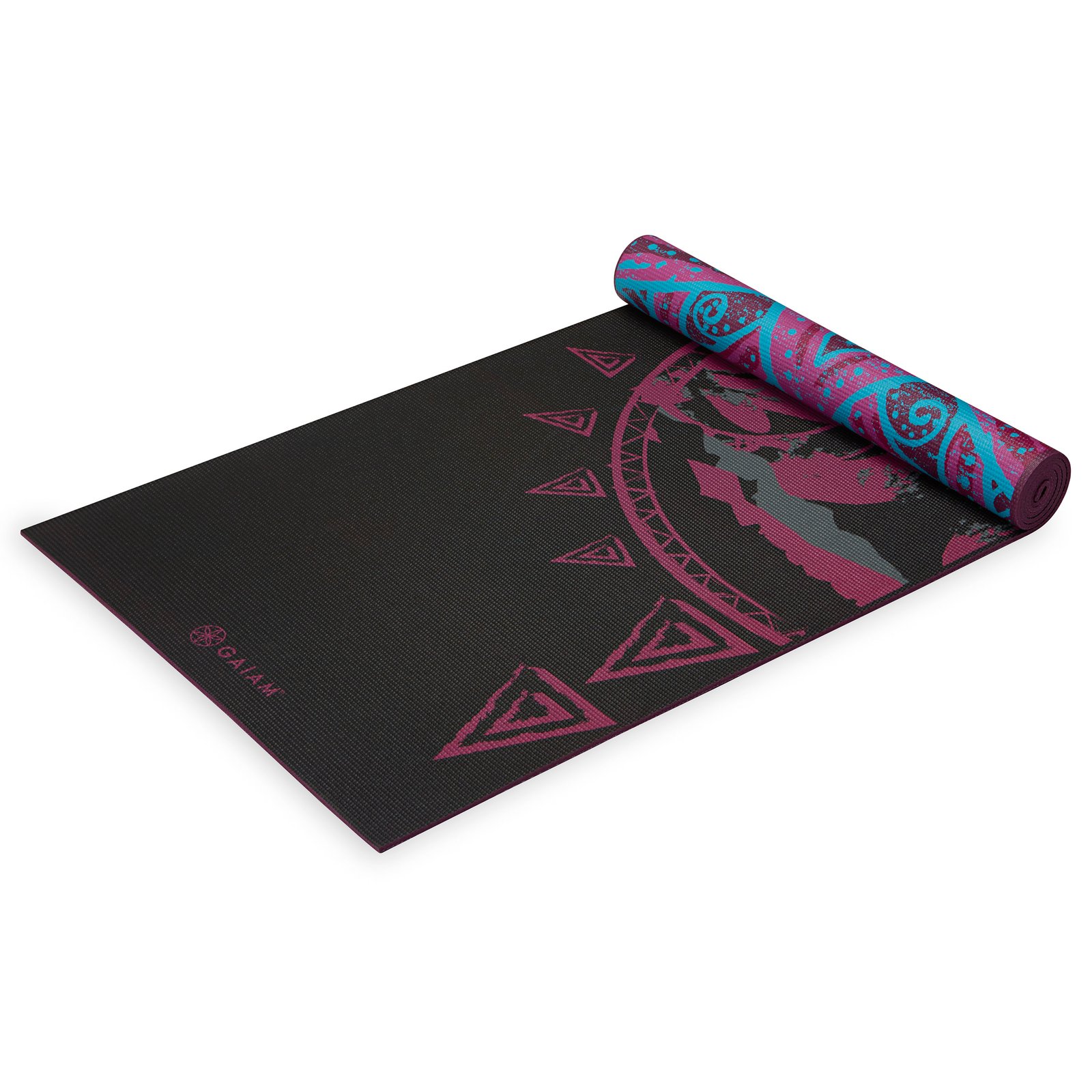 GAIAM 6mm Yoga Mat Reversible Be Free