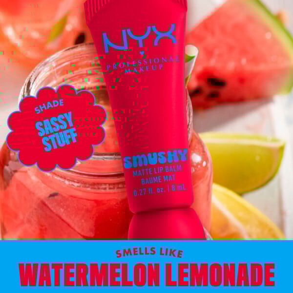 NYX Professional Makeup Smushy Matte Läppbalsam 10 Sassy Stuff 8 ml