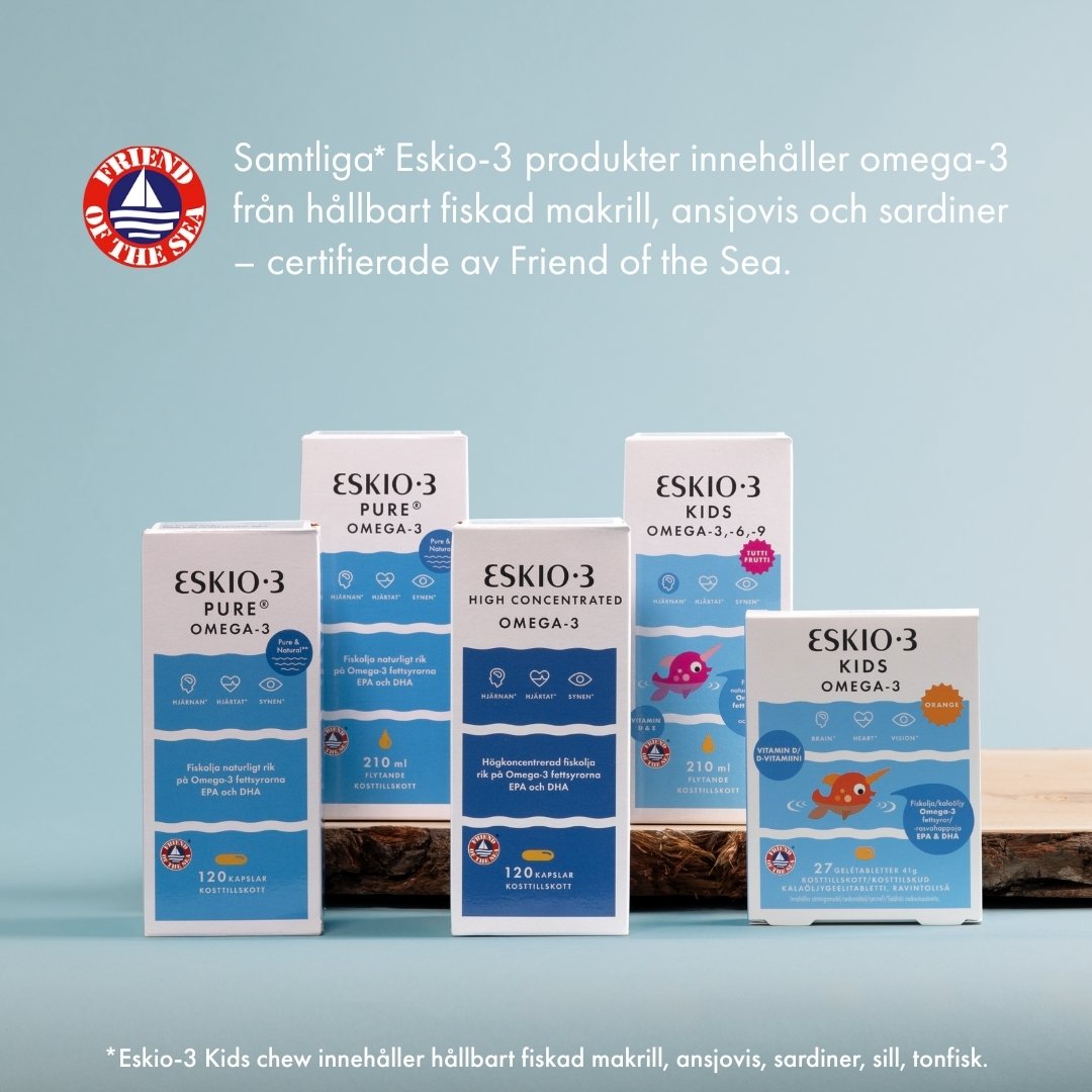 ESKIO-3 Kids Omega-3 & D-Vitamin 27 tuggtabletter