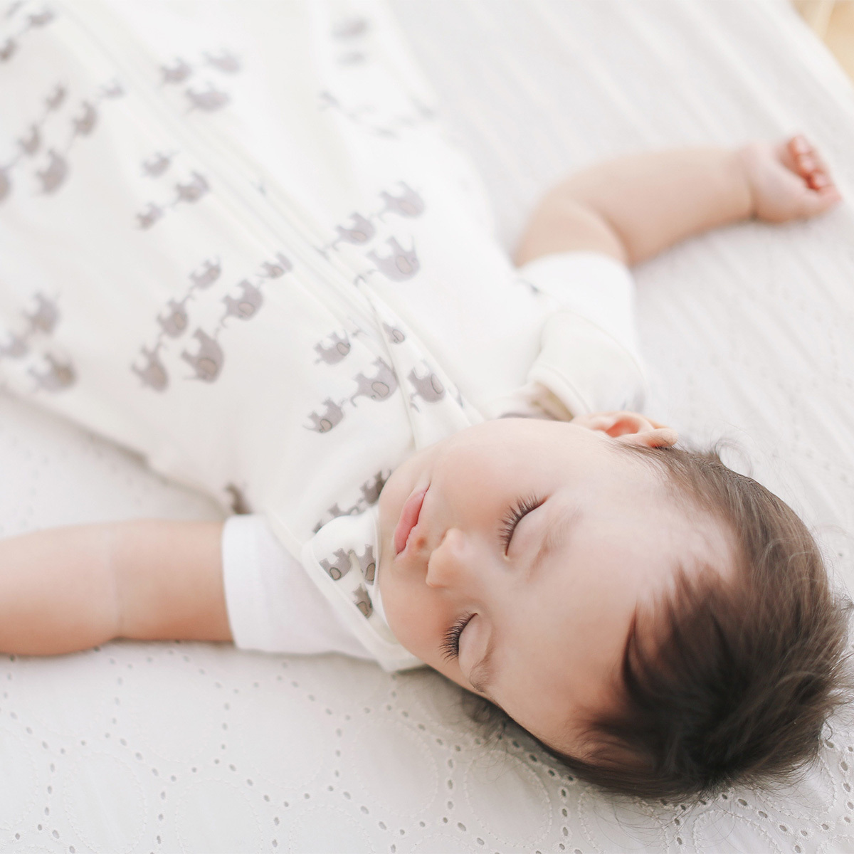 Ergobaby Sovpåse på språng Elefanter Tjock 18-36m (TOG 2.5)