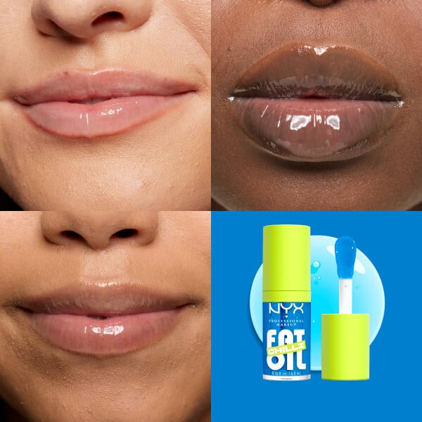 NYX Professional Makeup Fat Oil Chillz Lip Drip Läppolja 18 Polar Peppermint 4,8 ml