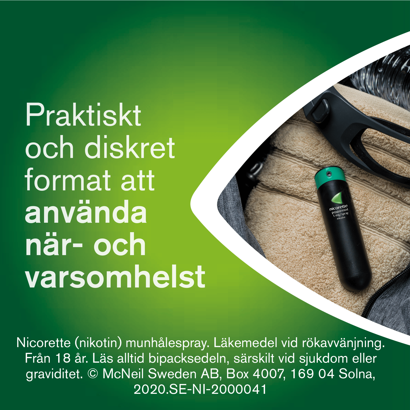 Nicorette  Fruktmint  Munhålespray 1 mg/spray 2 x 150 spraydoser