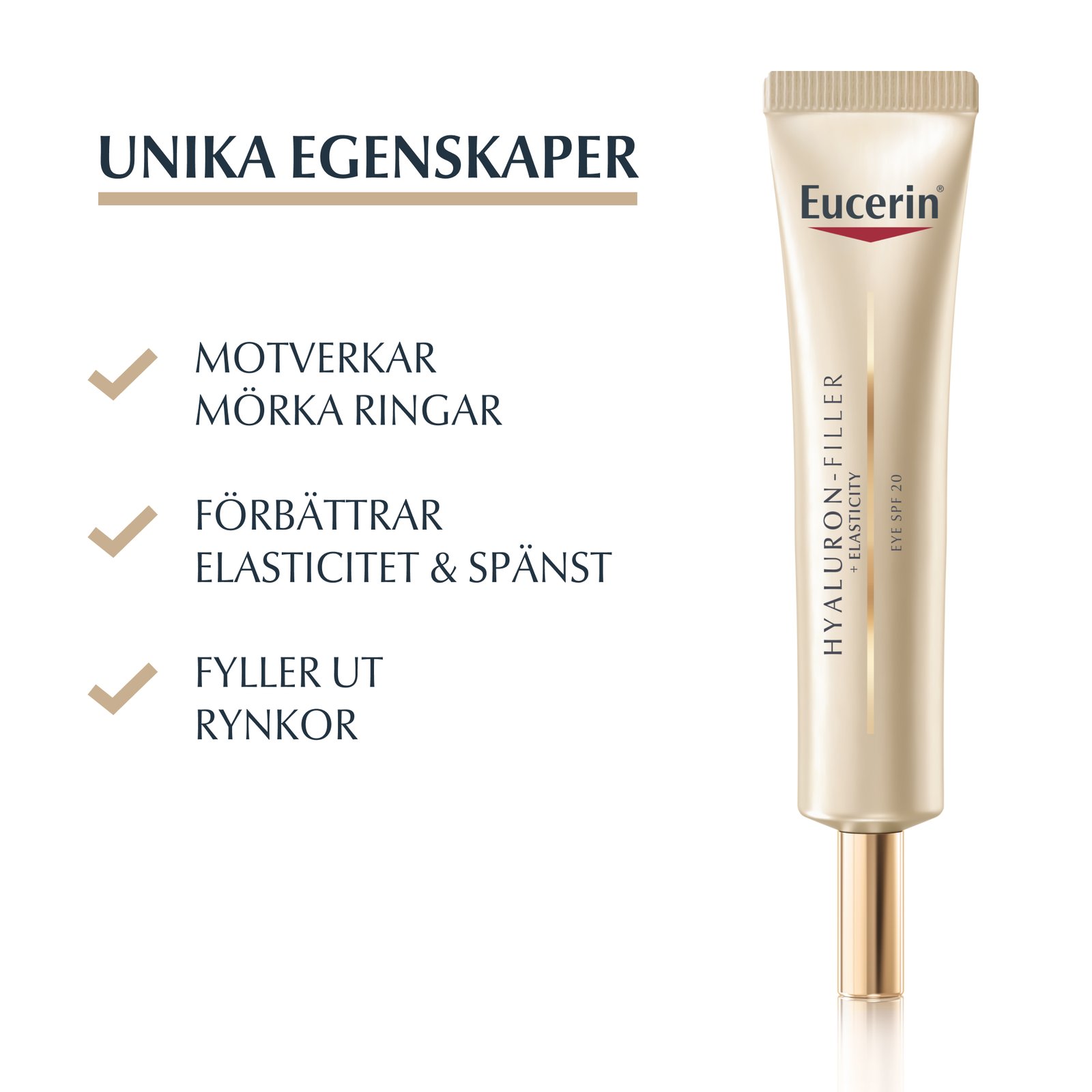 Eucerin Hyaluron-Filler + Elasticity SPF20 Eye Cream 15 ml