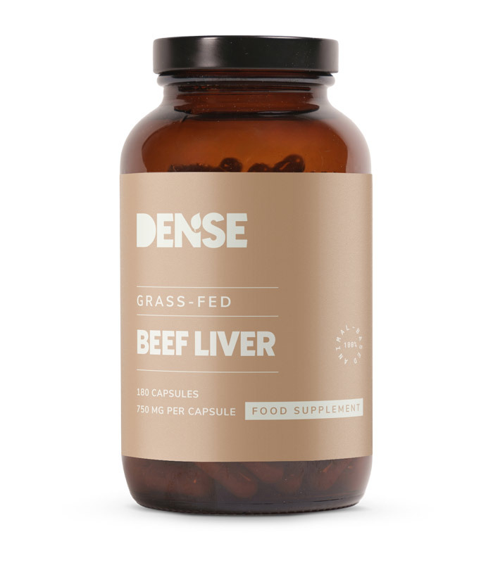 DENSE Beef Liver 750 mg 180 kapslar
