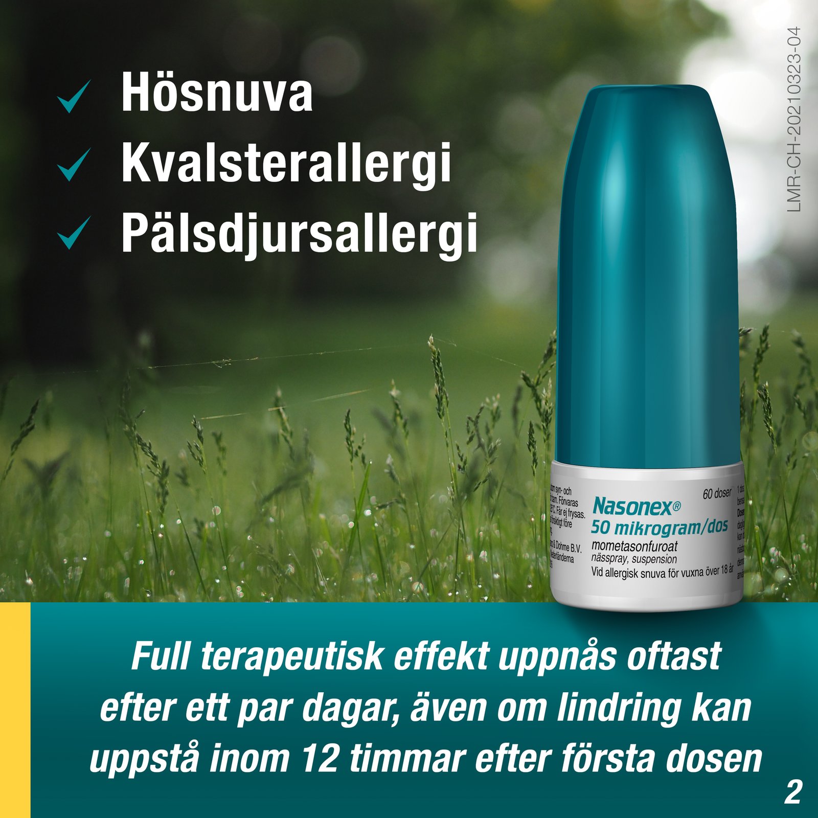 Nasonex Nässpray Suspension 50 µg/dos 60 doser