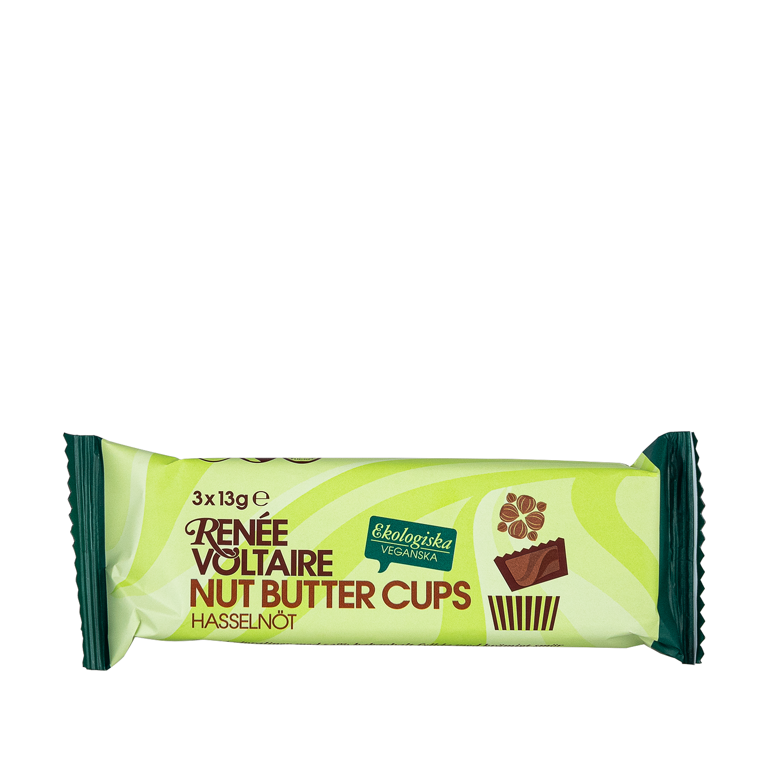 Renée Voltaire Nut Butter Cups - Hasselnöt 3 x 13 g EKO