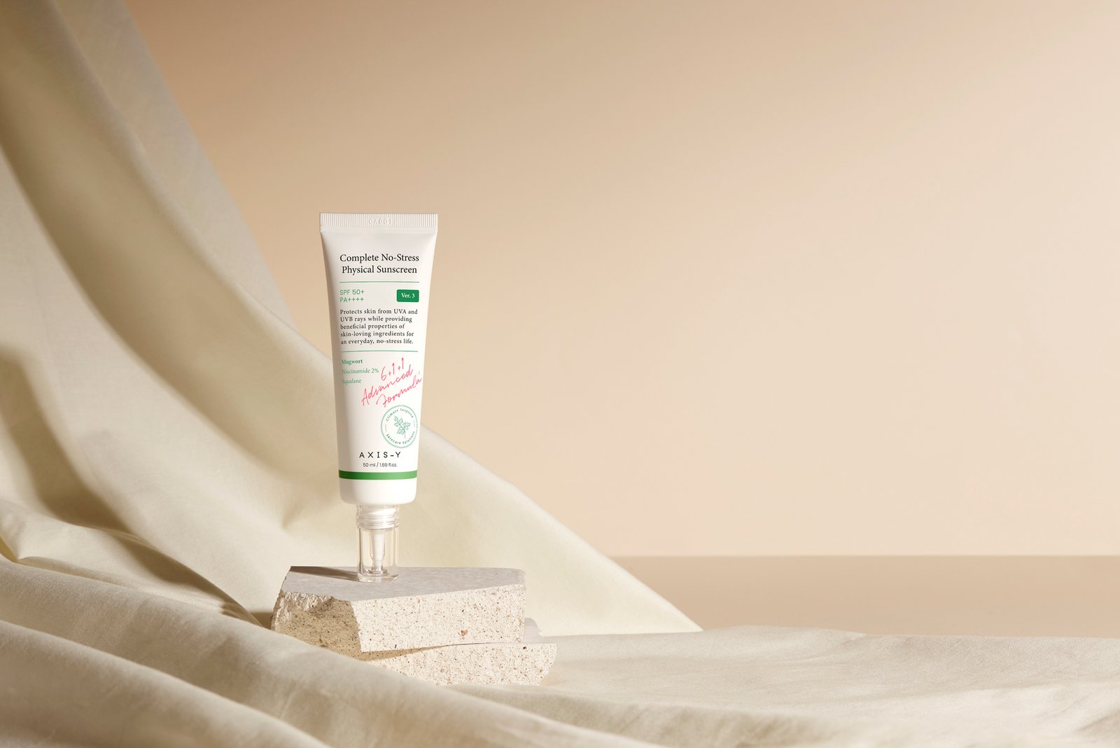 AXIS-Y Complete No-Stress Physical Sunscreen V3 SPF50 50ml