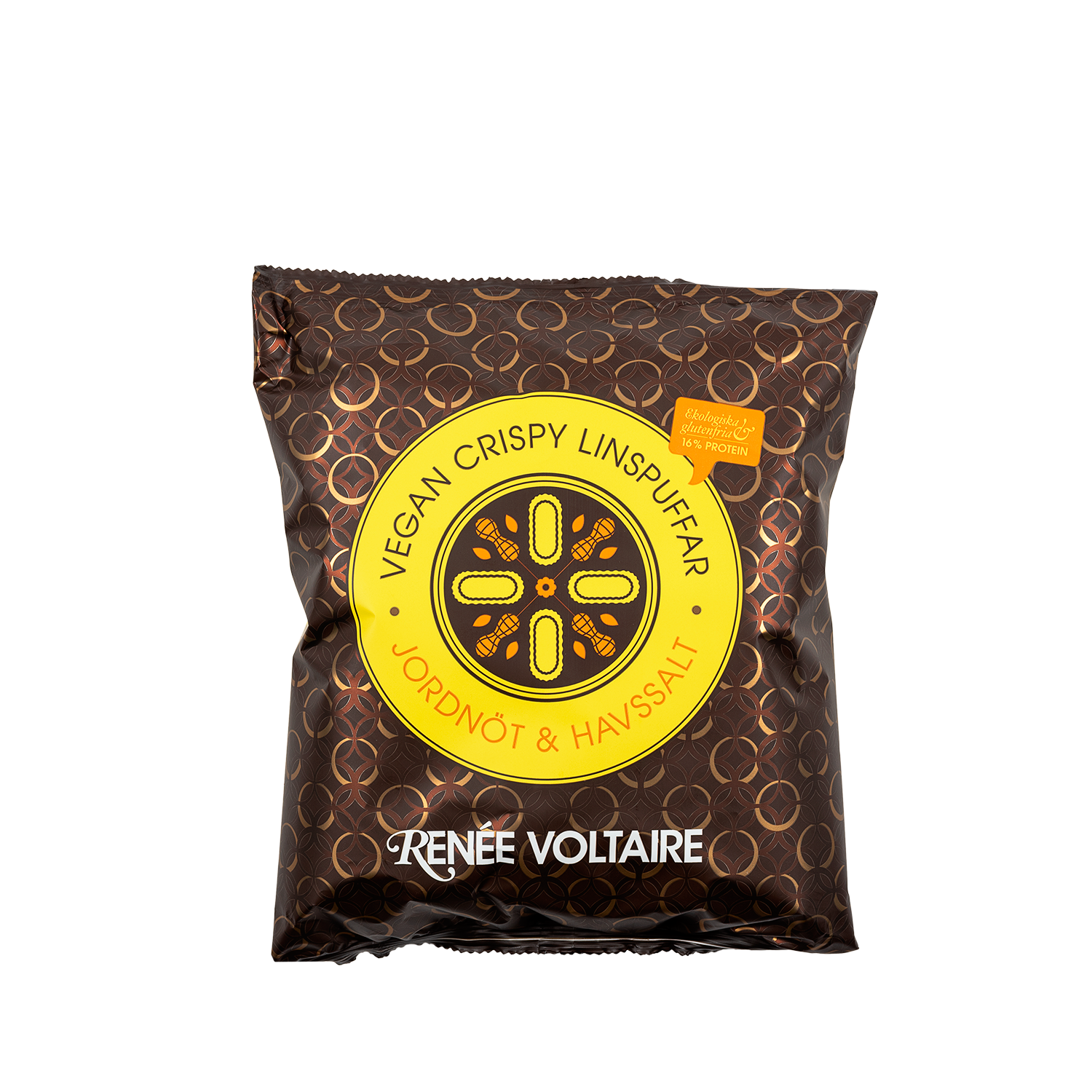Renée Voltaire Vegan Crispy Linspuffar Jordnöt & Havssalt EKO 90 g