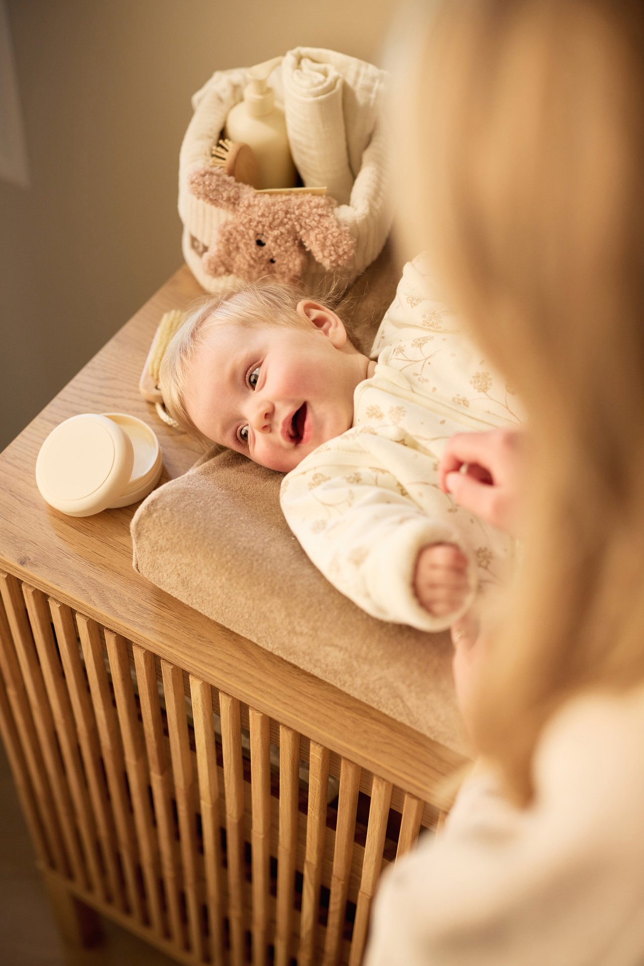 Jollein Skötbäddsöverdrag 50x70 cm Milky Coffee 2 st